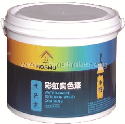 禾氏木水性实色漆